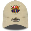 lippikset-kaareva-beige-snapback-9twenty-ajustable-fc-barcelona-laliga-new-era