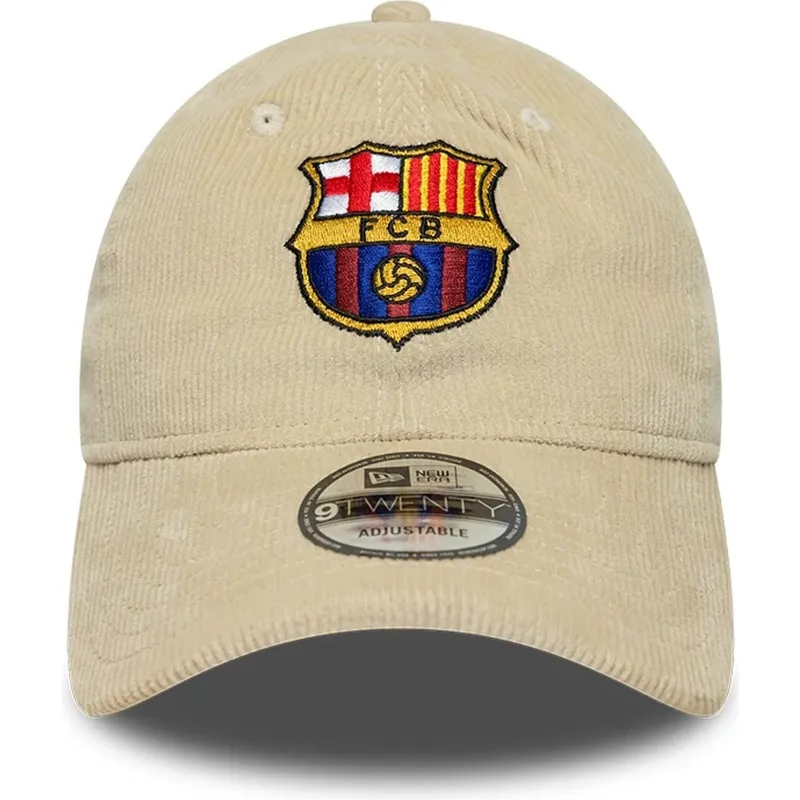 lippikset-kaareva-beige-snapback-9twenty-ajustable-fc-barcelona-laliga-new-era