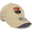 lippikset-kaareva-beige-snapback-9twenty-ajustable-fc-barcelona-laliga-new-era