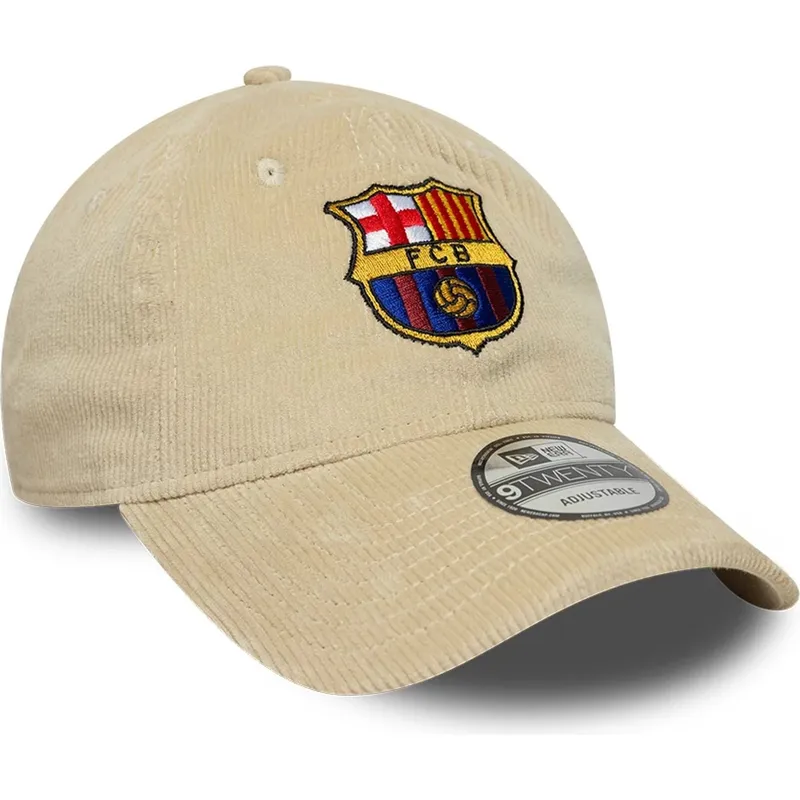 lippikset-kaareva-beige-snapback-9twenty-ajustable-fc-barcelona-laliga-new-era