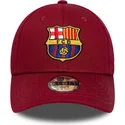 lippikset-kaareva-punainen-snapback-lapsille-9forty-ajustable-fc-barcelona-laliga-new-era