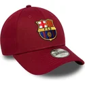lippikset-kaareva-punainen-snapback-lapsille-9forty-ajustable-fc-barcelona-laliga-new-era