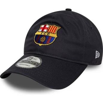 Cap kaareva navy blue snapback 9TWENTY ajustable FC Barcelona LALIGA New Era