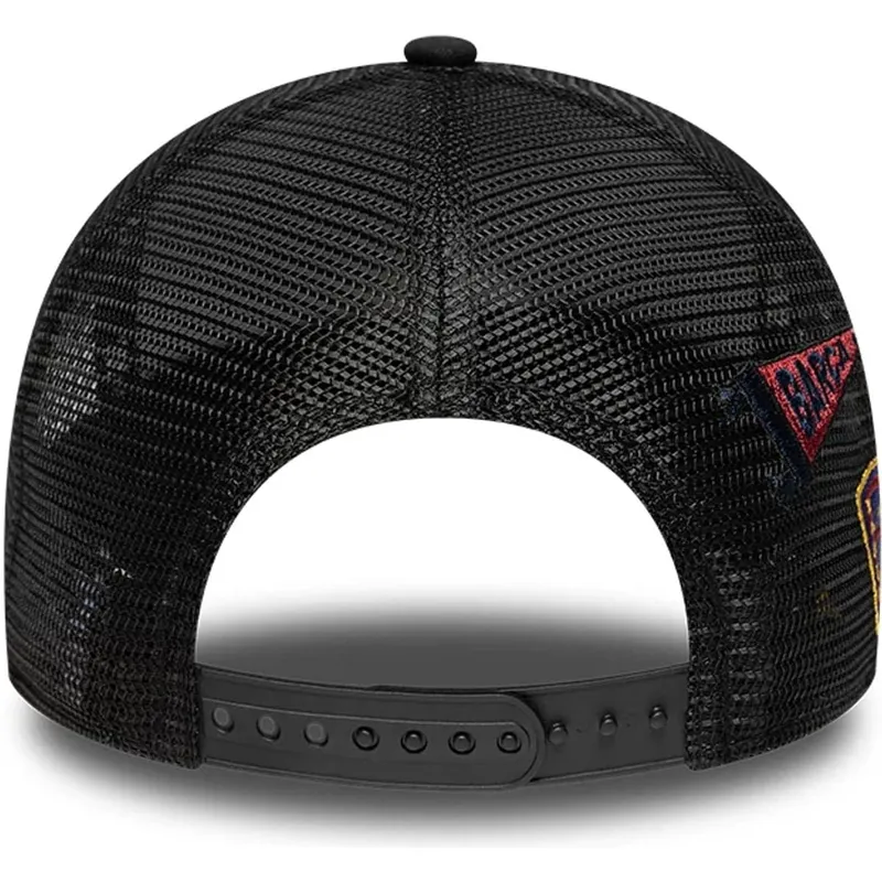 lippikset-kaareva-musta-snapback-a-frame-trucker-fc-barcelona-laliga-new-era