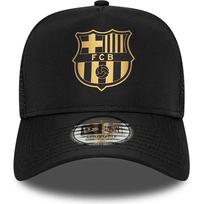 lippikset-kaareva-musta-snapback-a-frame-trucker-fc-barcelona-laliga-new-era