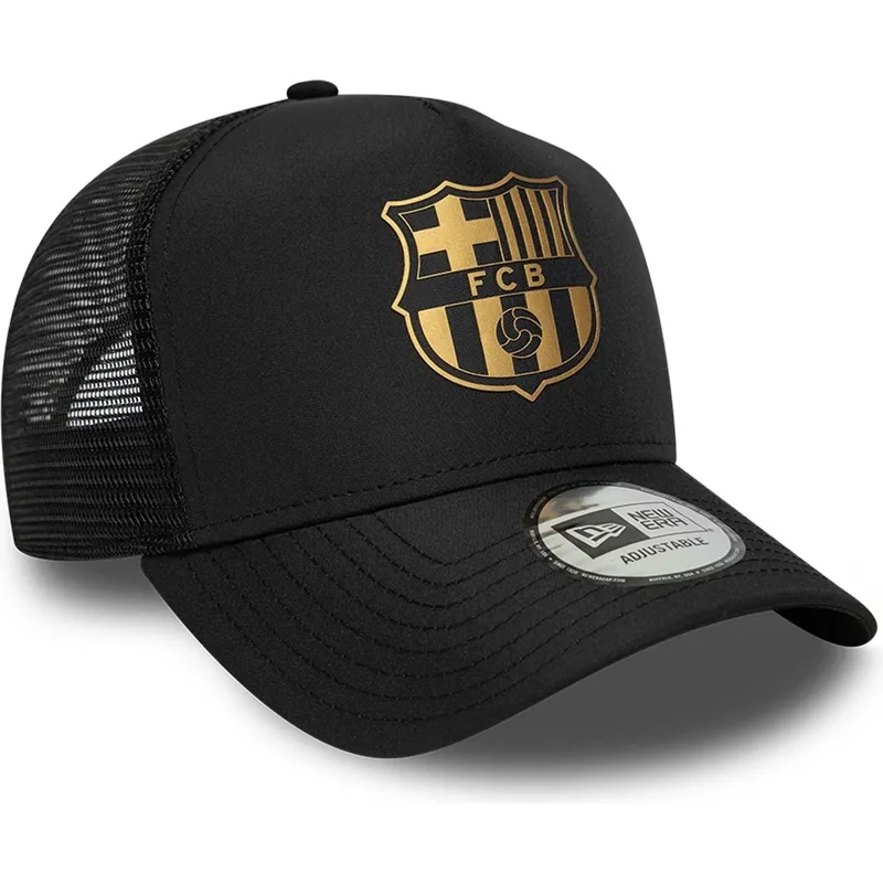 lippikset-kaareva-musta-snapback-a-frame-trucker-fc-barcelona-laliga-new-era