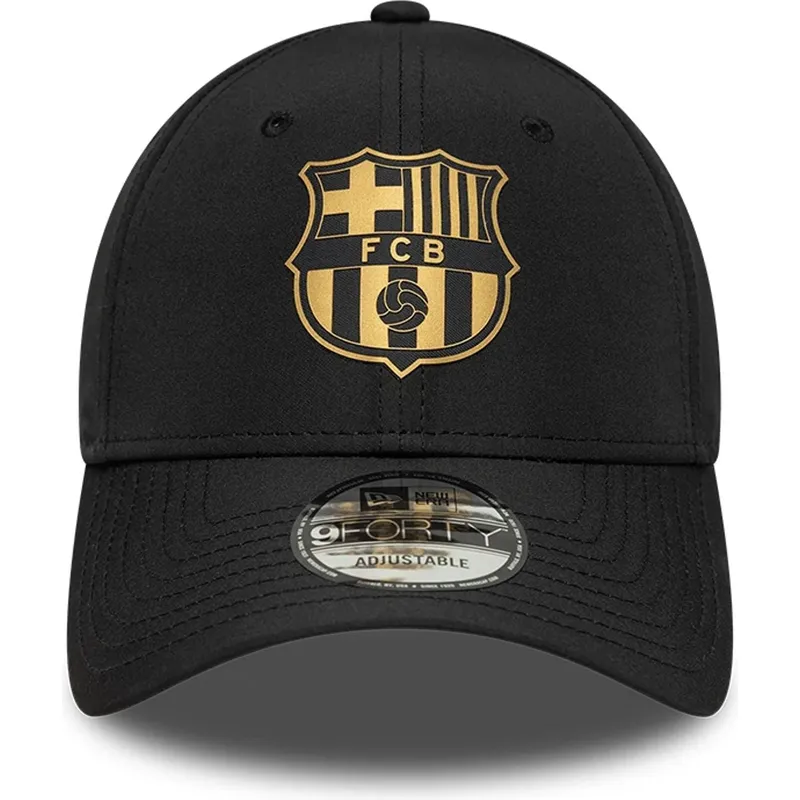 new-era-curved-brim-fc-barcelona-laliga-9forty-gold-black-adjustable-cap