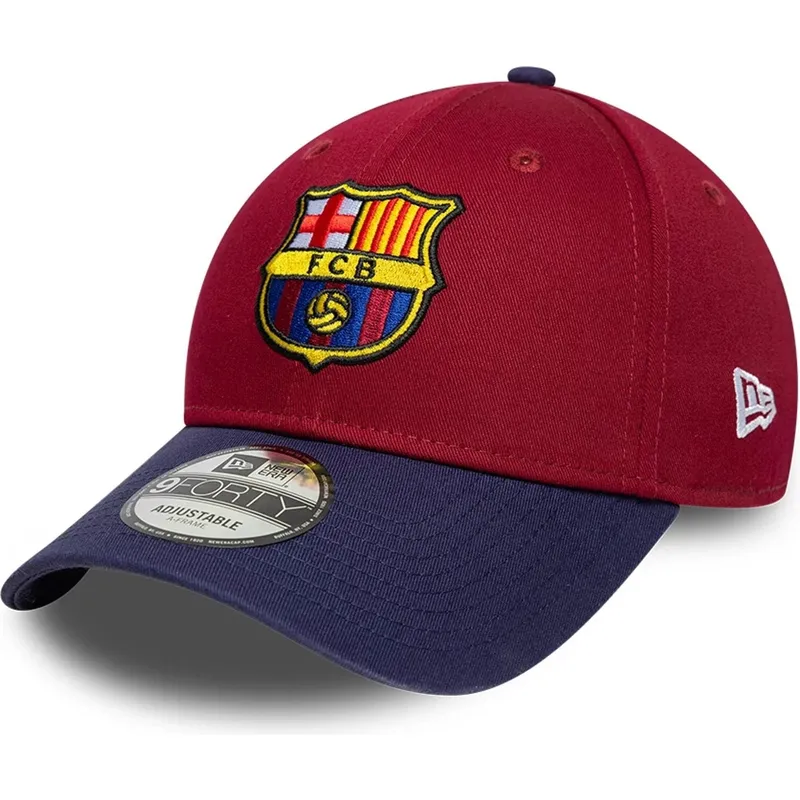 lippikset-kaareva-monivarinen-snapback-9forty-ajustable-fc-barcelona-laliga-new-era