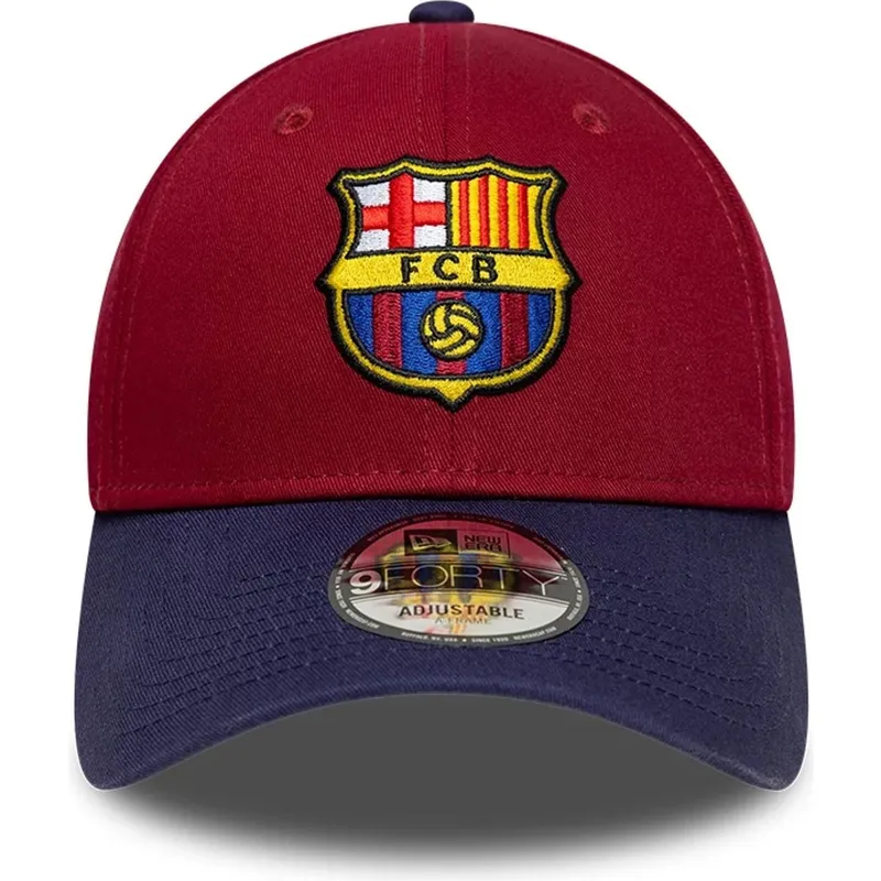 lippikset-kaareva-monivarinen-snapback-9forty-ajustable-fc-barcelona-laliga-new-era