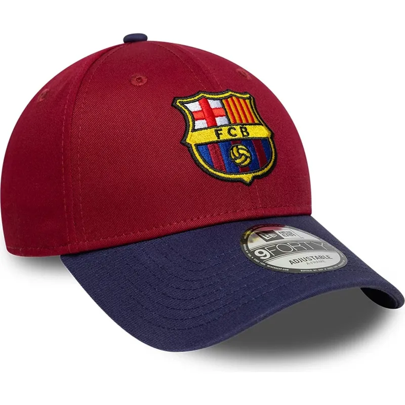lippikset-kaareva-monivarinen-snapback-9forty-ajustable-fc-barcelona-laliga-new-era