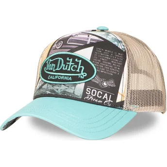 Cap kaareva multicolor snapback Von Dutch