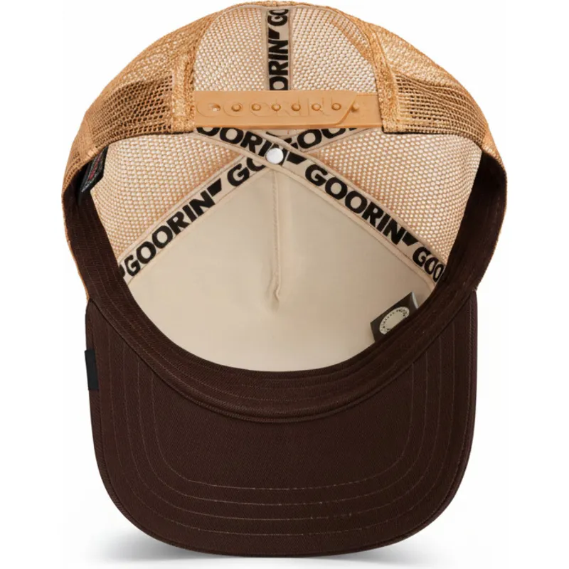 lippikset-kaareva-rekka-ruskea-snapback-king-mane-man-the-farm-goorin-bros