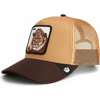 Lippikset kaareva rekka ruskea snapback león King Mane Man The Farm The Farm de Goorin Bros.
