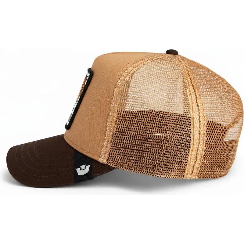 lippikset-kaareva-rekka-ruskea-snapback-king-mane-man-the-farm-goorin-bros