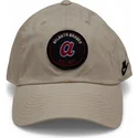 cap-kaareva-beige-adjustable-strap-club-unstructured-organic-cotton-atlanta-braves-mlb-nike