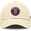 cap-kaareva-beige-adjustable-strap-club-unstructured-organic-cotton-boston-red-sox-mlb-nike