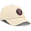 cap-kaareva-beige-adjustable-strap-club-unstructured-organic-cotton-boston-red-sox-mlb-nike