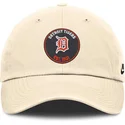 lippikset-kaareva-beige-saadettava-nauha-club-unstructured-organic-cotton-detroit-tigers-mlb-nike