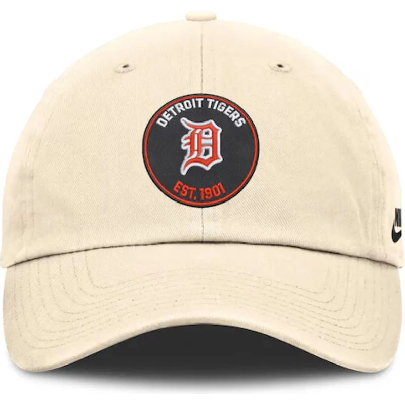 cap-kaareva-beige-adjustable-strap-club-unstructured-organic-cotton-detroit-tigers-mlb-nike cap-kaareva-beige-adjustable-strap-club-unstructured-organic-cotton-detroit-tigers-mlb-nike