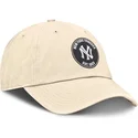 lippikset-kaareva-beige-saadettava-nauha-club-unstructured-organic-cotton-new-york-yankees-mlb-nike