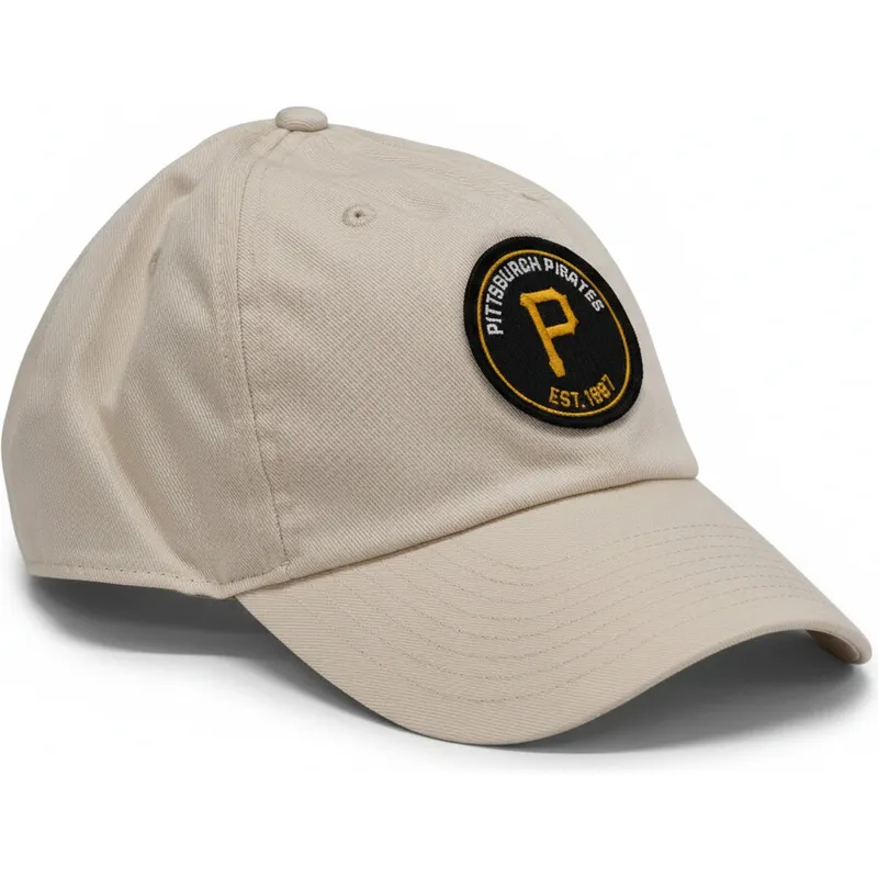 cap-kaareva-beige-adjustable-strap-club-unstructured-organic-cotton-pittsburgh-pirates-mlb-nike