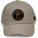 lippikset-kaareva-beige-saadettava-nauha-club-unstructured-organic-cotton-pittsburgh-pirates-mlb-nike