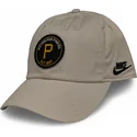 lippikset-kaareva-beige-saadettava-nauha-club-unstructured-organic-cotton-pittsburgh-pirates-mlb-nike