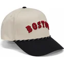 cap-kaareva-beige-snapback-rise-structured-boston-red-sox-mlb-nike