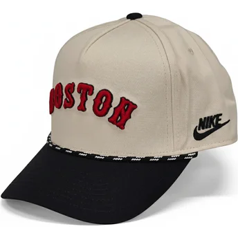 Lippikset kaareva beige snapback Rise Structured Boston Red Sox MLB Nike