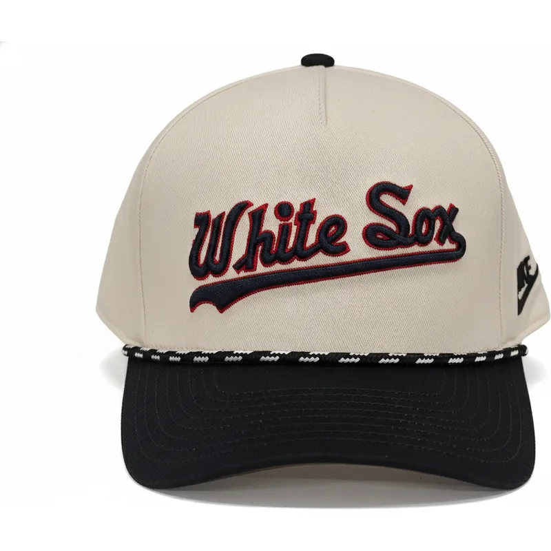 cap-kaareva-beige-snapback-rise-structured-chicago-white-sox-mlb-nike cap-kaareva-beige-snapback-rise-structured-chicago-white-sox-mlb-nike