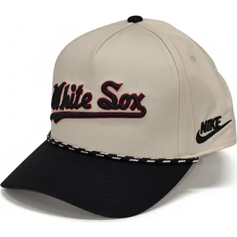 Lippikset kaareva beige snapback Rise Structured Chicago White Sox MLB Nike
