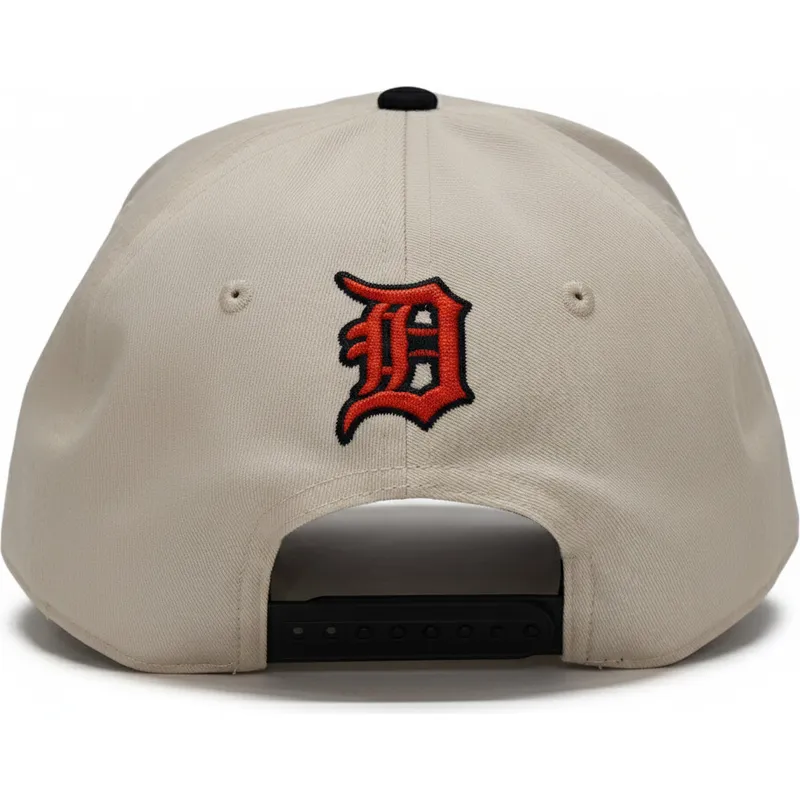 lippikset-kaareva-beige-snapback-rise-structured-detroit-tigers-mlb-nike