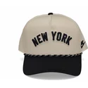 lippikset-kaareva-beige-snapback-rise-structured-new-york-yankees-mlb-nike
