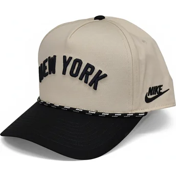 Lippikset kaareva beige snapback Rise Structured New York Yankees MLB Nike