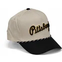 lippikset-kaareva-beige-snapback-rise-structured-pittsburgh-pirates-mlb-nike