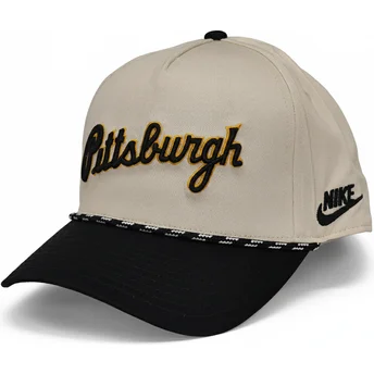 Lippikset kaareva beige snapback Rise Structured Pittsburgh Pirates MLB Nike