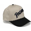 cap-kaareva-beige-snapback-rise-structured-san-diego-padres-mlb-nike