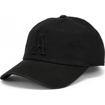 Lippikset kaareva musta säädettävä nauha Los Angeles Dodgers Ballpark Los Angeles Dodgers MLB American Needle