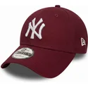 lippikset-kaareva-punainen-saadettava-nauha-cardenal-9forty-essential-new-york-yankees-mlb-new-era