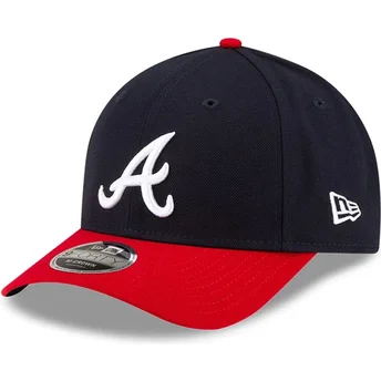 Cap kaareva navy blue snapback 9FORTY M-Crown Player Replica Atlanta Braves MLB New Era