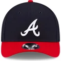 lippikset-kaareva-laivastonsininen-snapback-9forty-m-crown-player-replica-atlanta-braves-mlb-new-era