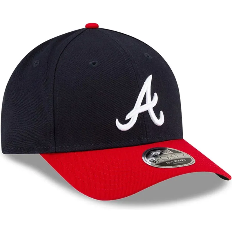 cap-kaareva-navy-blue-snapback-9forty-m-crown-player-replica-atlanta-braves-mlb-new-era cap-kaareva-navy-blue-snapback-9forty-m-crown-player-replica-atlanta-braves-mlb-new-era
