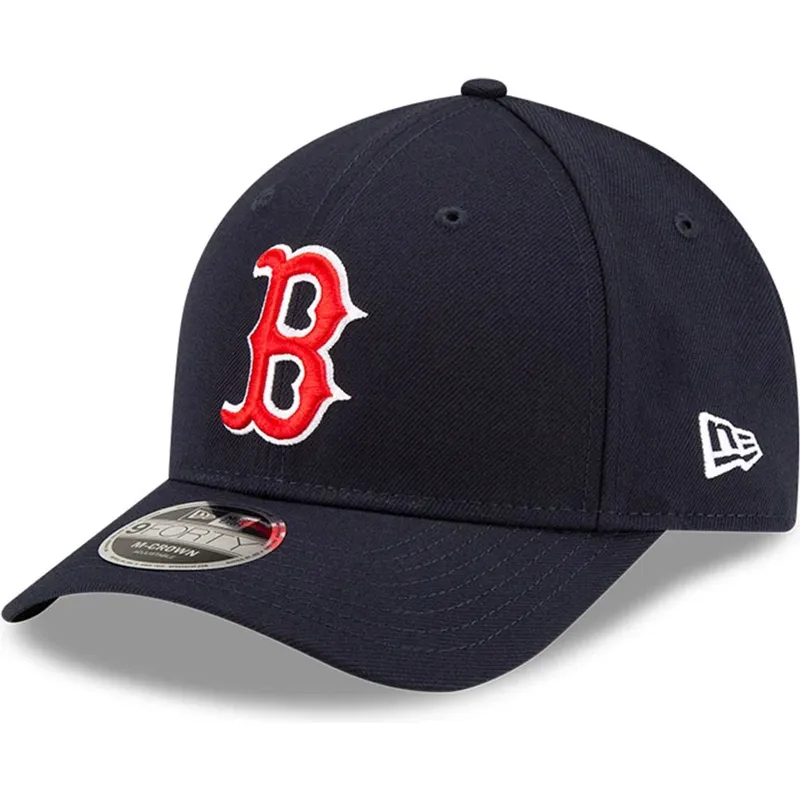 lippikset-kaareva-laivastonsininen-snapback-9forty-m-crown-player-replica-boston-red-sox-mlb-new-era