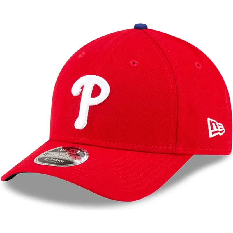 lippikset-kaareva-punainen-snapback-9forty-m-crown-player-replica-philadelphia-phillies-mlb-new-era