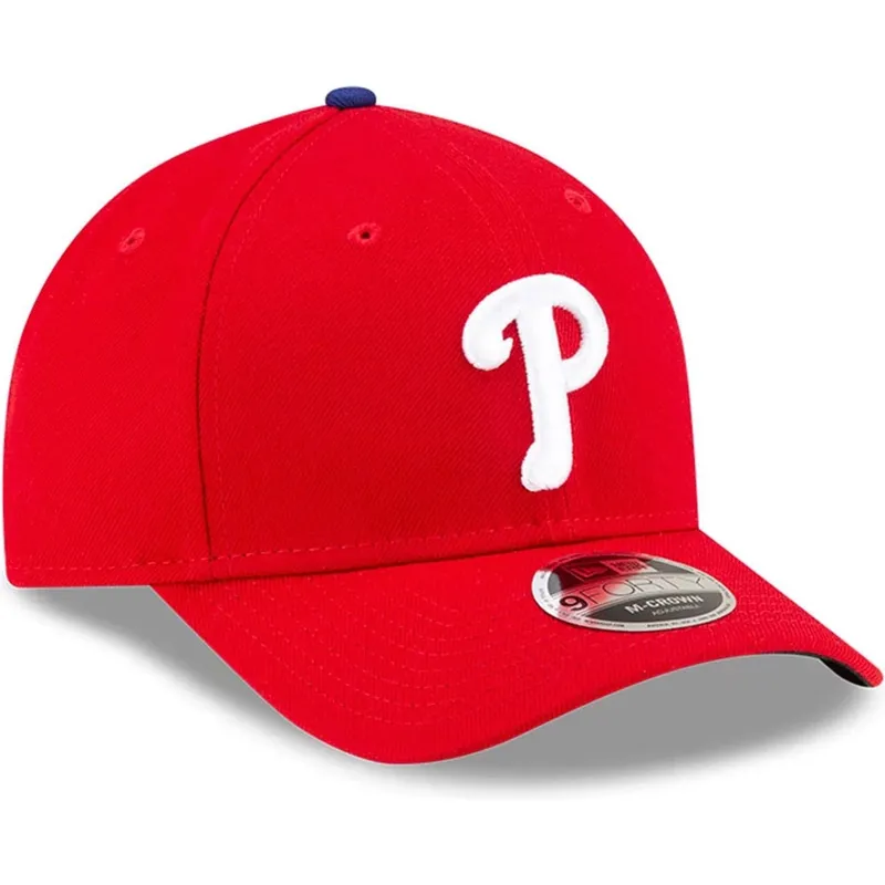 new-era-curved-brim-9forty-m-crown-player-replica-philadelphia-phillies-mlb-red-snapback-cap