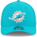 new-era-curved-brim-9forty-m-crown-team-miami-dolphins-nfl-blue-snapback-cap