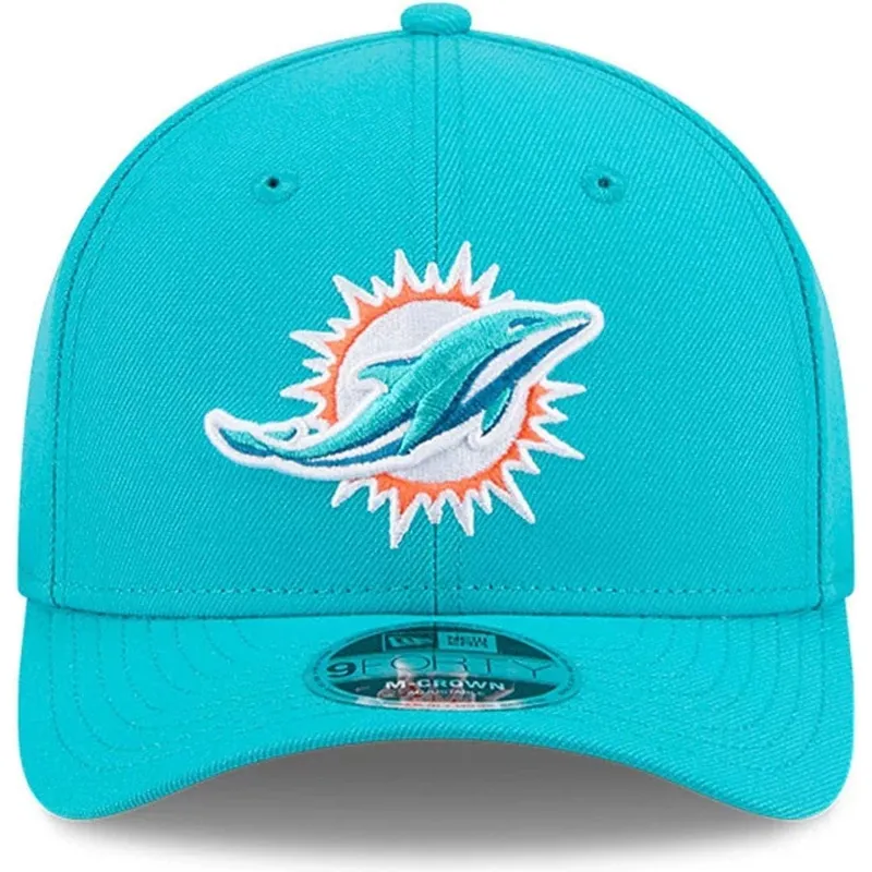 new-era-curved-brim-9forty-m-crown-team-miami-dolphins-nfl-blue-snapback-cap