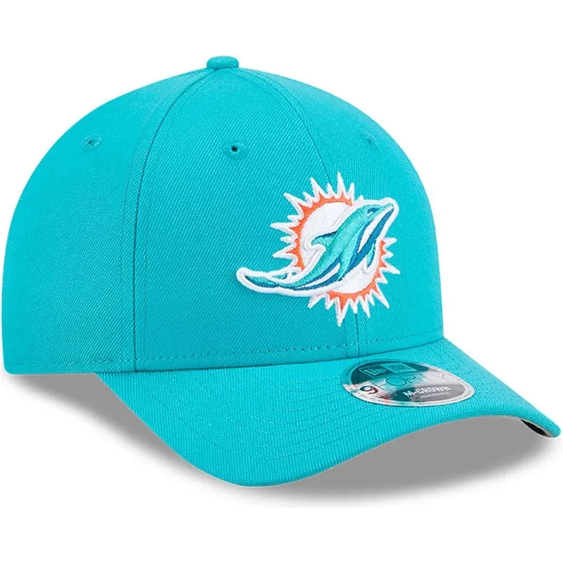 lippikset-kaareva-sininen-snapback-9forty-m-crown-team-miami-dolphins-nfl-new-era