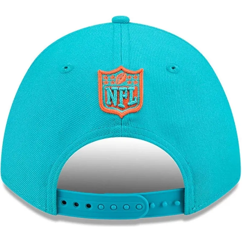 lippikset-kaareva-sininen-snapback-9forty-m-crown-team-miami-dolphins-nfl-new-era