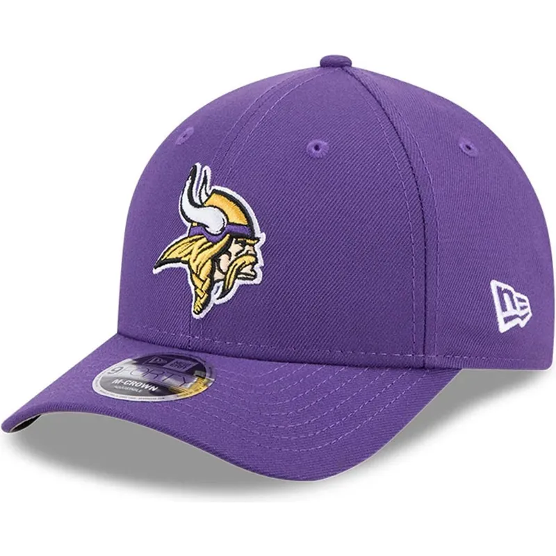 lippikset-kaareva-violetti-snapback-9forty-m-crown-team-minnesota-vikings-nfl-new-era